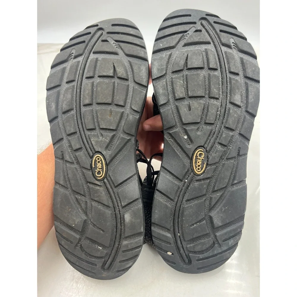 Chaco Sandals Women Sz 9 Classic ZX3 Sport Toe Loop Triple Strap Slingback Black